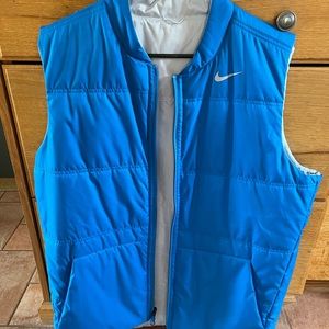 NWOT Nike mens XXL reversible vest blue/light gray